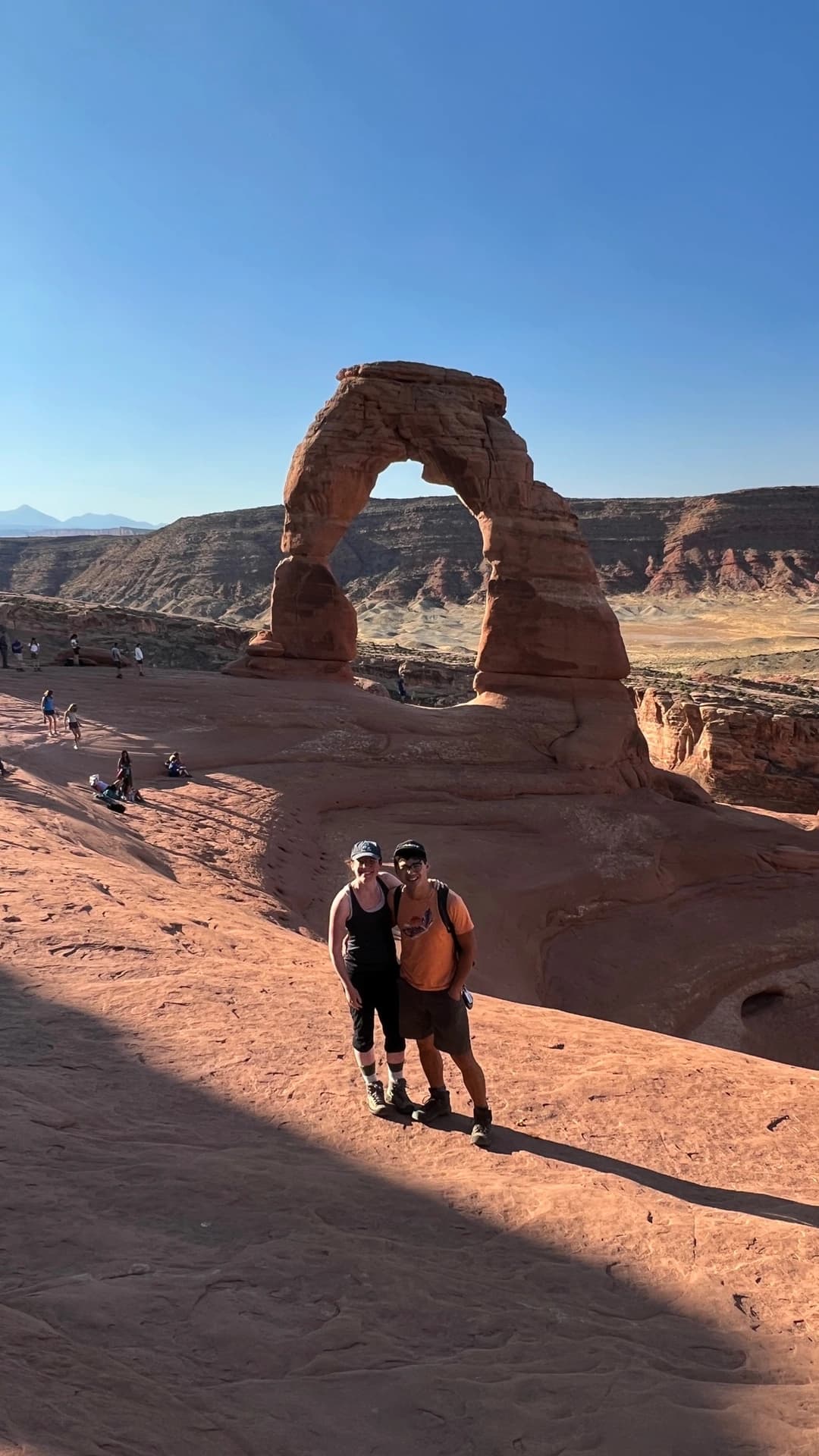 one small arch poking up out of the ground