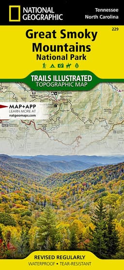 Great Smoky Mountains National Park Trail Map