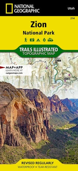Zion National Park Trail Map